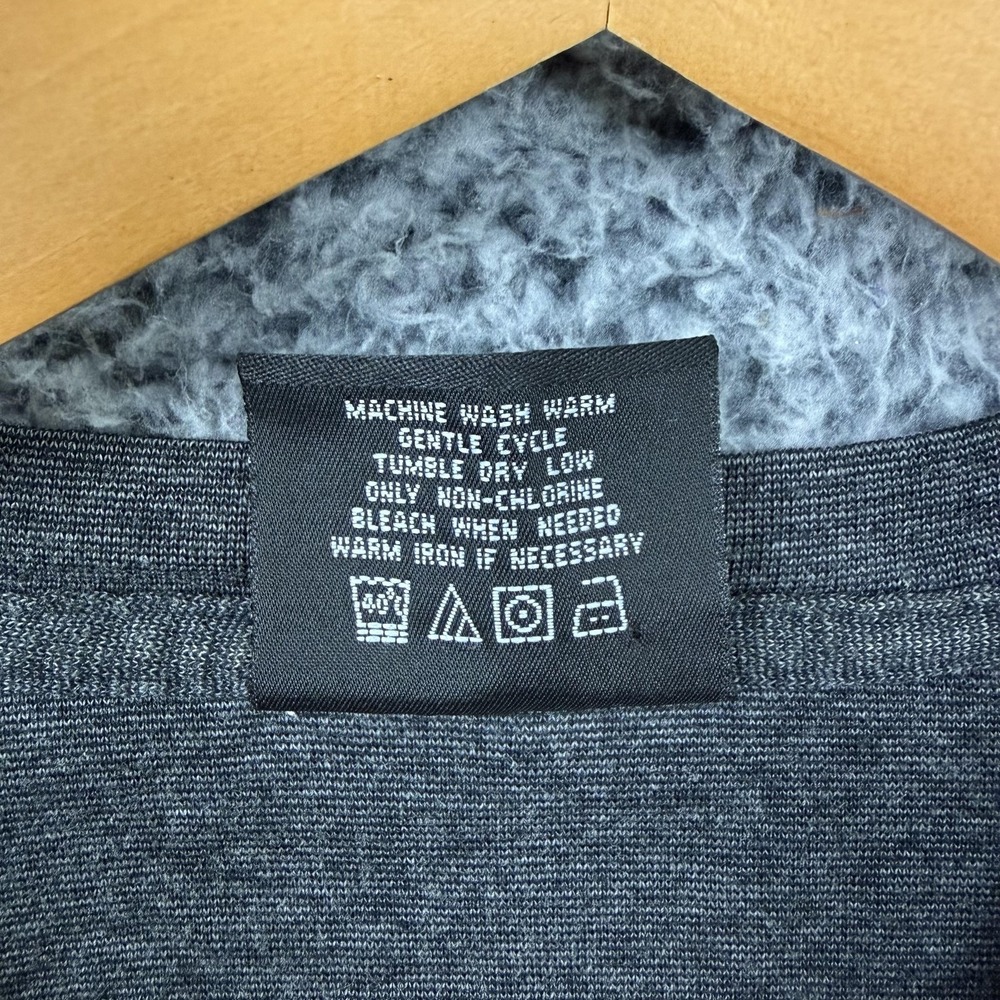 Polo Ralph Lauren Jeans Co Shirt Mens Large Gray V-Neck Long Sleeve Tee Logo - Picture 4 of 9